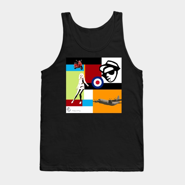 Retro Ska Mid Century Modern Underground Cargo Tank Top by Underground Cargo